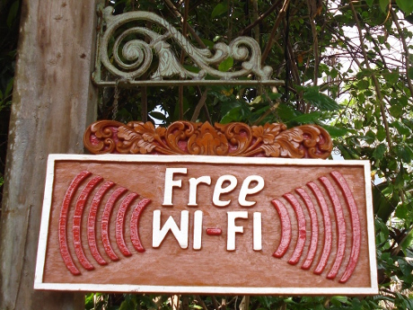 Free wi-fi - Ubud, Bali
