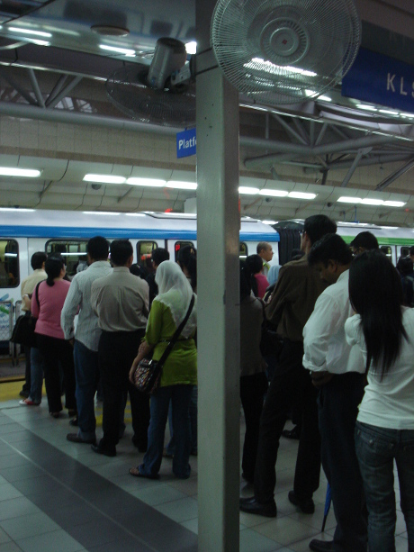 KL Sentral Platform Queue