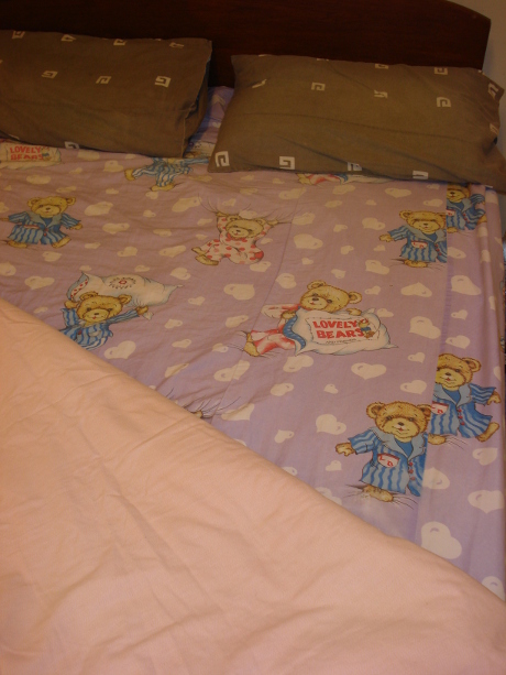 Guesthouse bed sheets