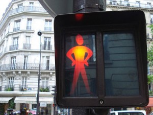 Pedestrian Crossing Paris