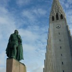 Leif Eriksson at Hallgrímskirkja, Reykjavik – Iceland Leif Eriksson at Hallgrímskirkja, Reykjavik – Iceland